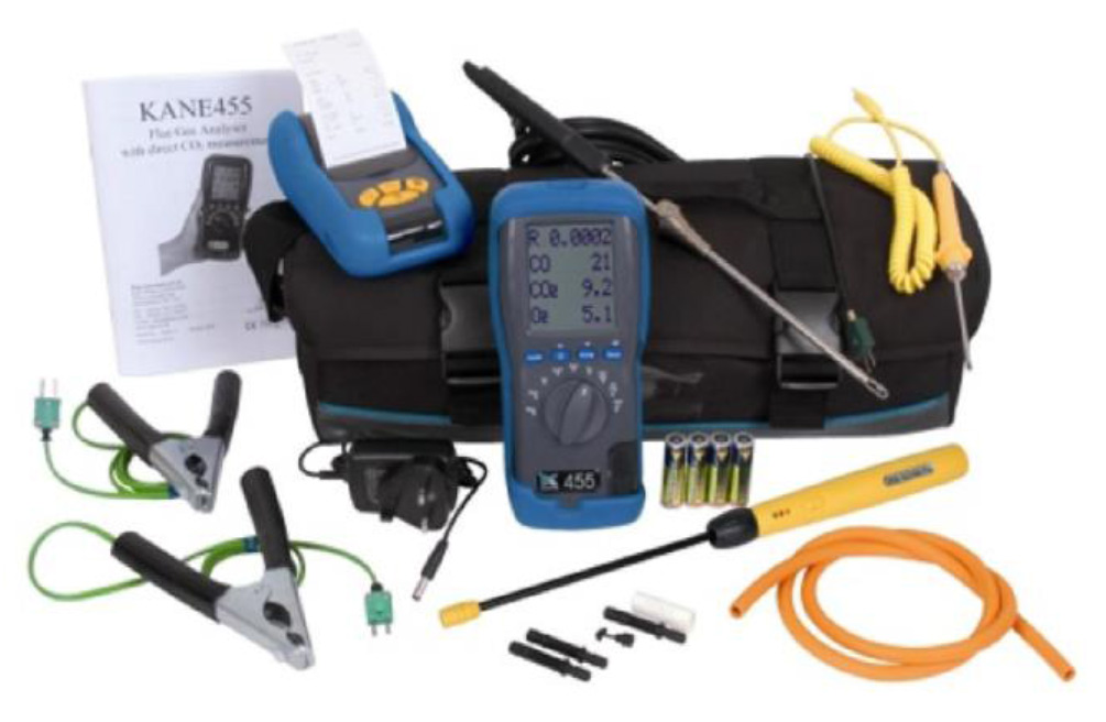 Analizatori dimnih plinova sa priborom za ispitivanje instalacija